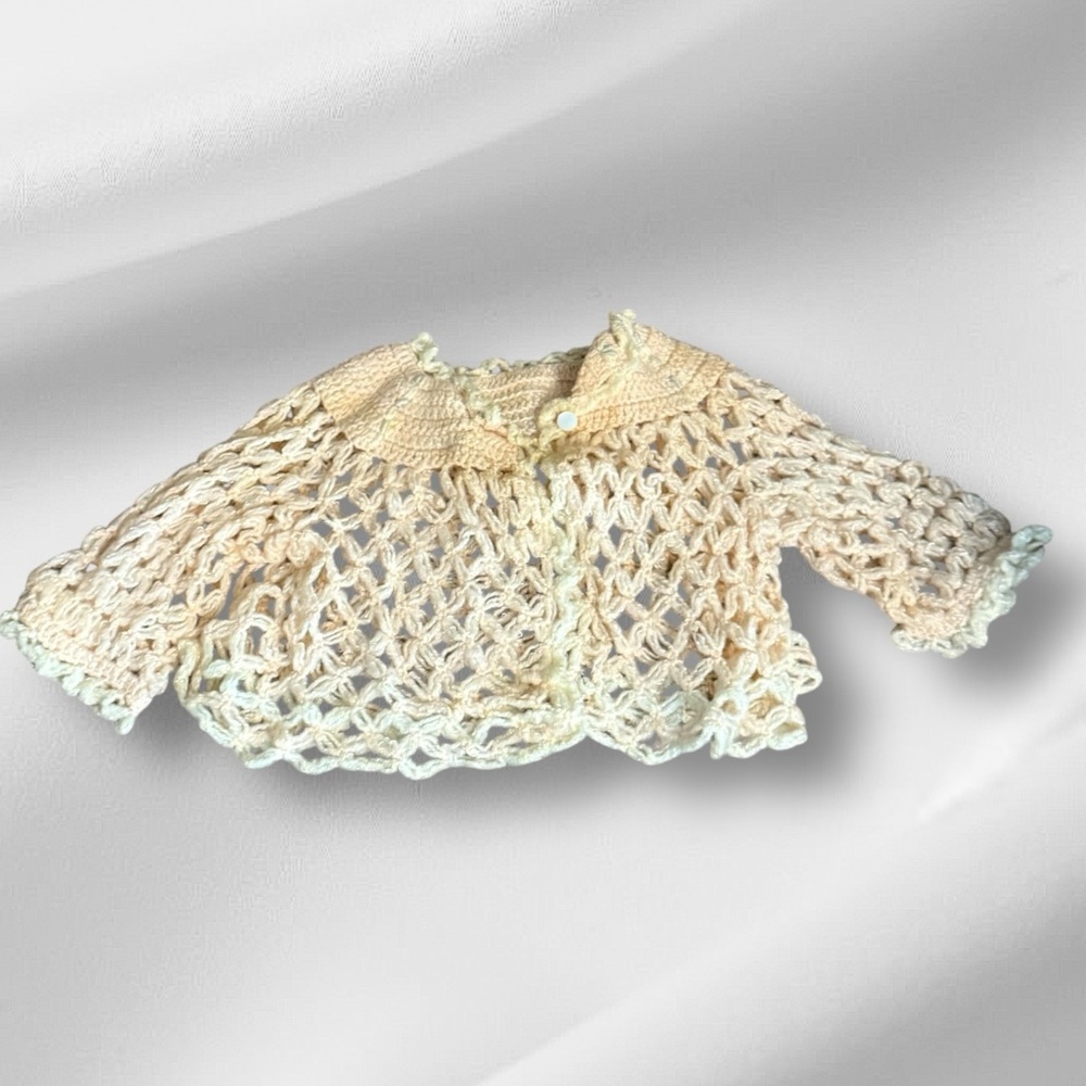 Vintage Hand Crocheted Sweater